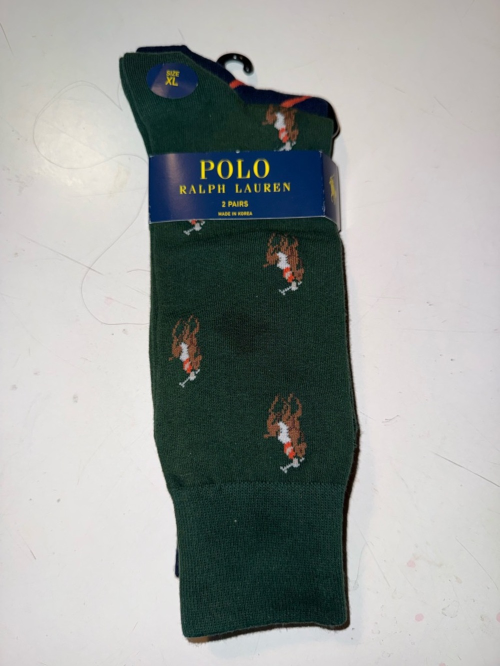 POLO Ralph Lauren Signature Pony & Striped Socks Set  Size 13-16 New NWT